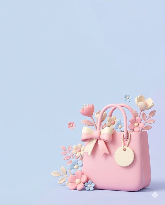 봄맞이 이벤트 배경 AI 시안 A